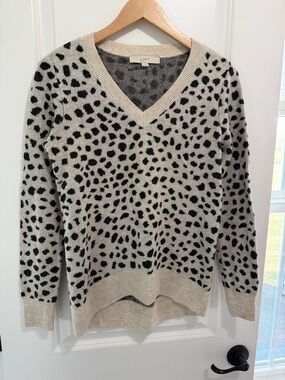 Small Loft Animal Print Sweater